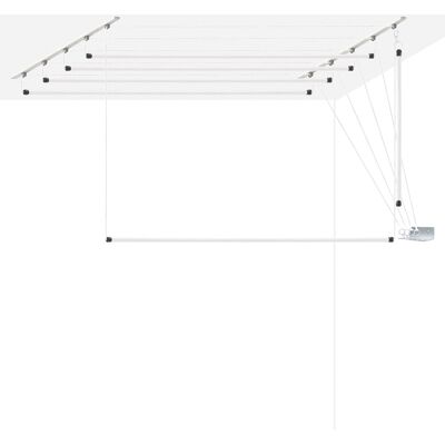 EFEGETE Tendedero techo manual Ceiline. (120 cm) Blanco EFEGETE Tendedero techo manual Ceiline. (120 cm) Blanco