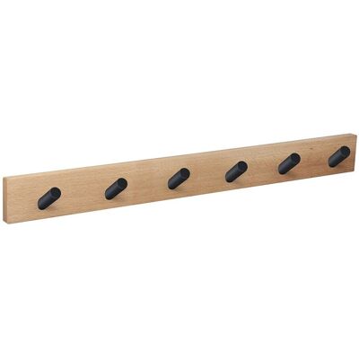 NESU - CoatRack - Haya-Negro - 6 ganchos - Colgador de pared NESU - CoatRack - Haya-Negro - 6 ganchos - Colgador de pared