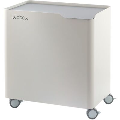 Don Hierro - Cubo de reciclaje EcoBox-Top, 40L - Gris Don Hierro - Cubo de reciclaje EcoBox-Top, 40L - Gris
