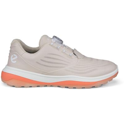 Zapato de Golf Ecco LT1 BOA WP marrón claro naranja oscuro Zapato de Golf Ecco LT1 BOA WP marrón claro naranja oscuro