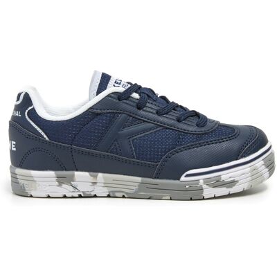Kelme Zapatillas de fútbol sala de niños Trueno Lace . (28) Azul marino Kelme Zapatillas de fútbol sala de niños Trueno Lace . (28) Azul marino
