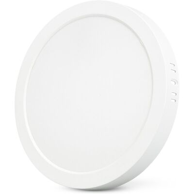 GARZA Downlight de Superficie Circular Acrílico 2500lm 24W 40K Ø290 Blanco. Blanco GARZA Downlight de Superficie Circular Acrílico 2500lm 24W 40K Ø290 Blanco. Blanco