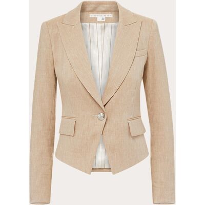 Veronica Beard Chaqueta Hosanna de lino. (S) Beige Veronica Beard Chaqueta Hosanna de lino. (S) Beige