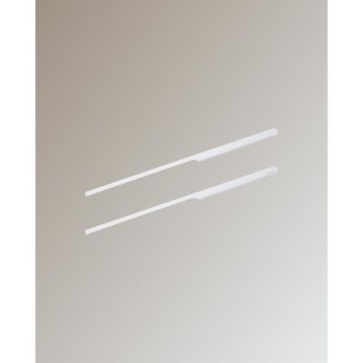 Tirador Cosmic Wish - Aluminio, blanco mate - 80 cm - Mango de Mueble Tirador Cosmic Wish - Aluminio, blanco mate - 80 cm - Mango de Mueble