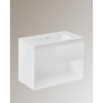 Mueble de Baño Cosmic Bbest - Blanco Brillo 80cm Mueble de Baño Cosmic Bbest - Blanco Brillo 80cm