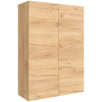 Salgar Mueble de baño auxiliar de pared con 2 puertas Infinity . Roble África Salgar Mueble de baño auxiliar de pared con 2 puertas Infinity . Roble África