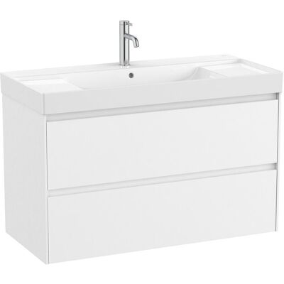 Roca Unik Juego de Muebles de Baño - Mueble con 2 Cajones, Blanco Nature - Muebles de Baño Roca Unik Juego de Muebles de Baño - Mueble con 2 Cajones, Blanco Nature - Muebles de Baño