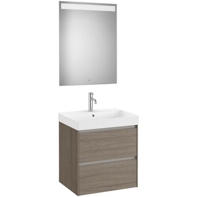 Ona - A851704511 - 600mm - Orme Foncé - Gabinete de baño Ona - A851704511 - 600mm - Orme Foncé - Gabinete de baño