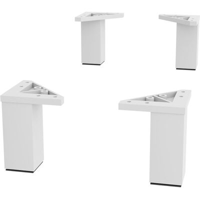 Salgar Juego de 4 patas para muebles de baño con 3 cajones . Blanco Salgar Juego de 4 patas para muebles de baño con 3 cajones . Blanco
