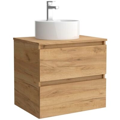 Salgar Mueble de baño Bequia 80cm - Diseño minimalista de madera Salgar Mueble de baño Bequia 80cm - Diseño minimalista de madera