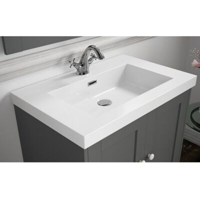 Salgar Lavabo para encimera Toscana . (100 cm) Blanco Salgar Lavabo para encimera Toscana . (100 cm) Blanco