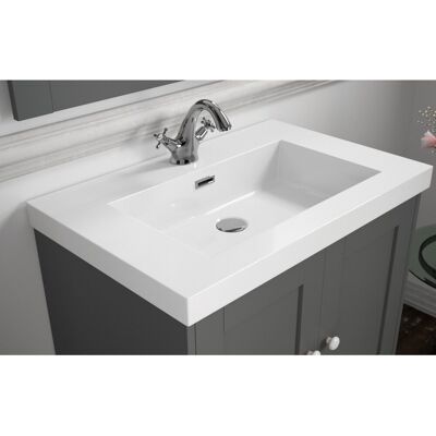 Salgar Lavabo para encimera Toscana . (80 cm) Blanco Salgar Lavabo para encimera Toscana . (80 cm) Blanco