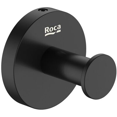 Roca Percha de baño individual Hotels Round . Negro mate Roca Percha de baño individual Hotels Round . Negro mate