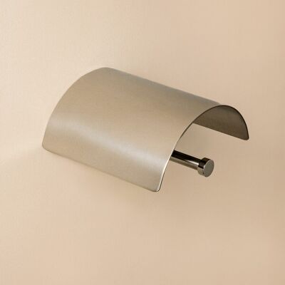 Soporte de papel higiénico de Cosmic con cubierta curva - Accesorio de baño Soporte de papel higiénico de Cosmic con cubierta curva - Accesorio de baño