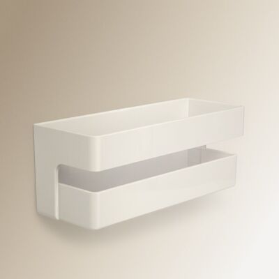 IMEX ABL006 Jabonera frontal de PVC blanco - Accesorios de baño IMEX ABL006 Jabonera frontal de PVC blanco - Accesorios de baño
