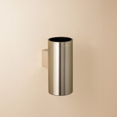 Cosmic Portacepillos de baño a pared en acero inoxidable gris claro - Portacepillos, acero inoxidable, pared Cosmic Portacepillos de baño a pared en acero inoxidable gris claro - Portacepillos, acero inoxidable, pared
