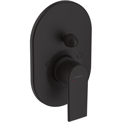 Hansgrohe Grifo monomando VERNIS SHAPE para Baño y Ducha empotrado . Negro mate Hansgrohe Grifo monomando VERNIS SHAPE para Baño y Ducha empotrado . Negro mate