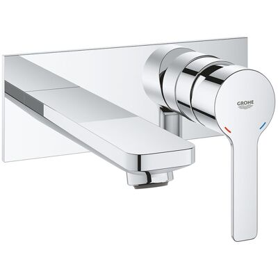 Grohe Grifo monomando de pared para lavabo Lineare . Cromo Grohe Grifo monomando de pared para lavabo Lineare . Cromo