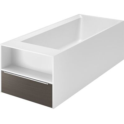 Roca Bañera rectangular con cajón Surfex Modo . Blanco Roca Bañera rectangular con cajón Surfex Modo . Blanco