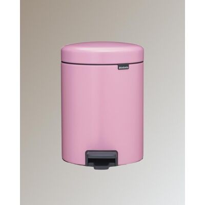 Brabantia Papelera de baño con pedal NewIcon 5L . (5 litros) Rosa Brabantia Papelera de baño con pedal NewIcon 5L . (5 litros) Rosa
