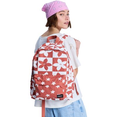 Roxy Mochila de mujer Sugar Baby Canvas 16L . (Única) Blanco / Naranja Roxy Mochila de mujer Sugar Baby Canvas 16L . (Única) Blanco / Naranja