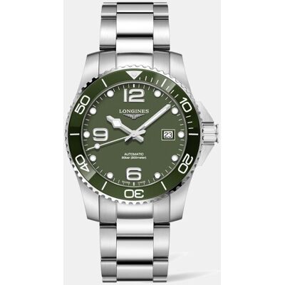 Longines Reloj de homb re HydroConquest L37814066 automático de acero. Verde Longines Reloj de homb re HydroConquest L37814066 automático de acero. Verde