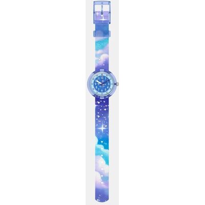 Flik Flak Reloj Mystic Clouds FPNP158 de PET reciclado morado. Morado Flik Flak Reloj Mystic Clouds FPNP158 de PET reciclado morado. Morado