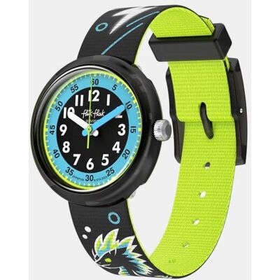 Flik Flak Reloj unisex Mystic Land FPNP159 Bio de PET negro. Negro Flik Flak Reloj unisex Mystic Land FPNP159 Bio de PET negro. Negro