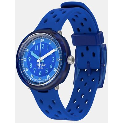 Flik Flak Reloj unisex Bubbly Hours FCNP002 Bio de PET azul. Flik Flak Reloj unisex Bubbly Hours FCNP002 Bio de PET azul.