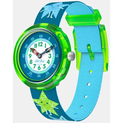 Flik Flak Reloj unisex Starry Glow FBNP242 Bio PET verde. Verde Flik Flak Reloj unisex Starry Glow FBNP242 Bio PET verde. Verde