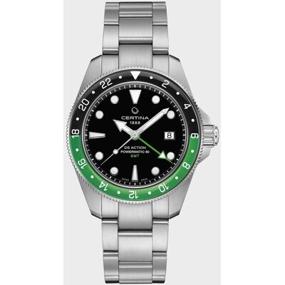 Certina Reloj de hombre DS Action GMT C0329291105100 automático de acero. Negro Certina Reloj de hombre DS Action GMT C0329291105100 automático de acero. Negro
