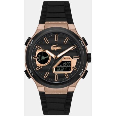 Lacoste Reloj LC33 Better 2011517 de silicona negro. Negro Lacoste Reloj LC33 Better 2011517 de silicona negro. Negro