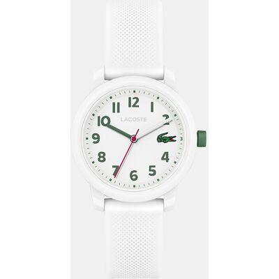 Lacoste Reloj de niña 12.12 Kids 2030039 de silicona blanco. Blanco Lacoste Reloj de niña 12.12 Kids 2030039 de silicona blanco. Blanco