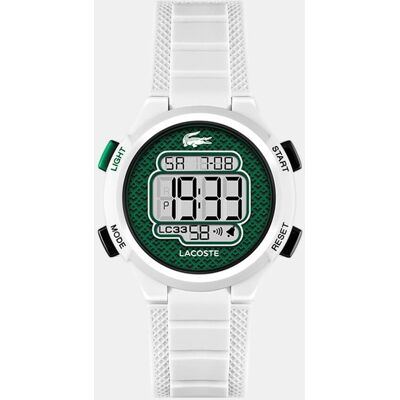 Lacoste Reloj infantil LC33 de silicona blanco. Verde Lacoste Reloj infantil LC33 de silicona blanco. Verde