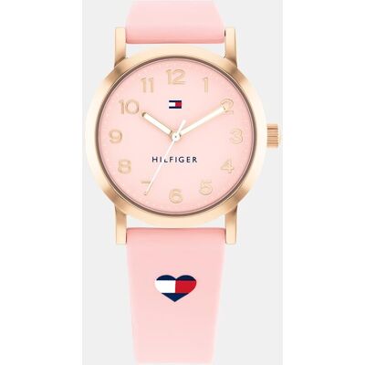 Tommy Hilfiger Reloj de niña Girls 1720038 de silicona rosa. Rosa Tommy Hilfiger Reloj de niña Girls 1720038 de silicona rosa. Rosa