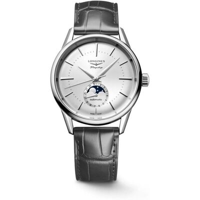 Longines Reloj de hombre Flagship Heritage L48154722 automático de acero gris. Plateado Longines Reloj de hombre Flagship Heritage L48154722 automático de acero gris. Plateado