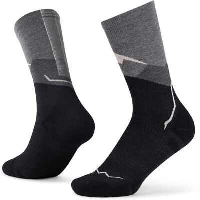 Buff Calcetines unisex LW Merino Wool crew . (36-38) Gris Buff Calcetines unisex LW Merino Wool crew . (36-38) Gris