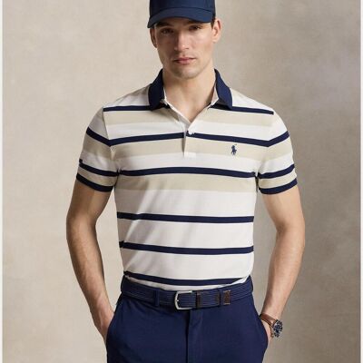 Ralph Lauren Polo de Hombre de Tejido Técnico Tailored Fit . (S) Azul Ralph Lauren Polo de Hombre de Tejido Técnico Tailored Fit . (S) Azul