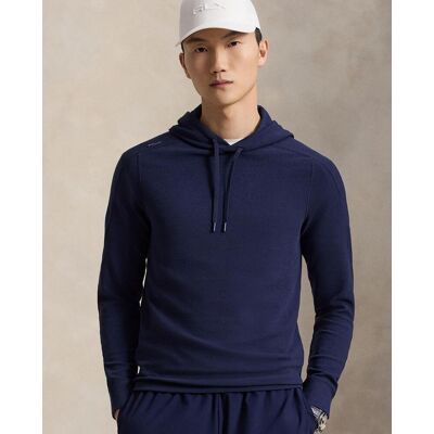 Ralph Lauren Sudadera de hombre de punto waffle con capucha . (M) Azul marino Ralph Lauren Sudadera de hombre de punto waffle con capucha . (M) Azul marino