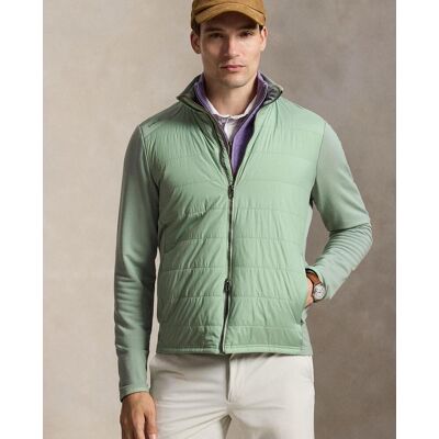 Ralph Lauren Chaqueta de hombre con cremallera y cuello semicisne . (XL) Verde anticuario Ralph Lauren Chaqueta de hombre con cremallera y cuello semicisne . (XL) Verde anticuario