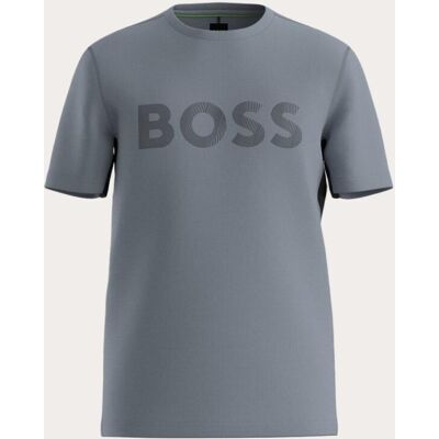 Boss Camiseta manga corta de tenis de hombre tejido técnico . (003) Gris Boss Camiseta manga corta de tenis de hombre tejido técnico . (003) Gris