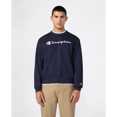 Champion Sudaderas Casual de Hombre Crewneck Sweatshirt . (L) Azul Champion Sudaderas Casual de Hombre Crewneck Sweatshirt . (L) Azul
