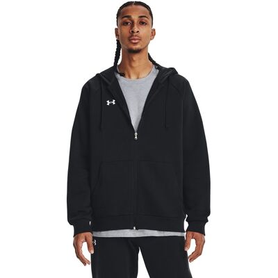 Under Armour Sudadera de hombre UA Rival Fleece FZ Hoodie . (L) Negro Under Armour Sudadera de hombre UA Rival Fleece FZ Hoodie . (L) Negro