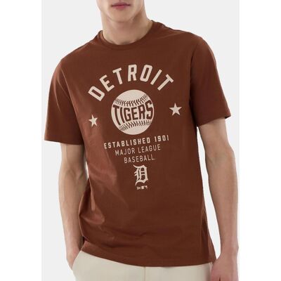 new era Camiseta de hombre Graphic Detroit Tigers. (L) Marrón new era Camiseta de hombre Graphic Detroit Tigers. (L) Marrón