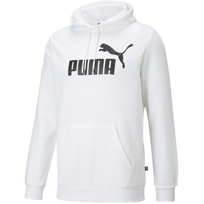 Puma Sudadera de hombre Essential Big Logo Hoodie . (48) Blanco Puma Sudadera de hombre Essential Big Logo Hoodie . (48) Blanco