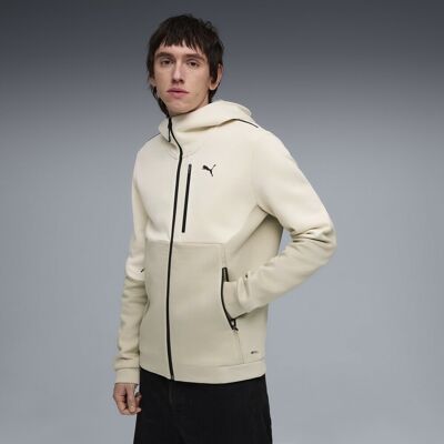 Puma Sudadera TECH Full-Zip Hoodie DK de Hombre . (XL) Blanco Puma Sudadera TECH Full-Zip Hoodie DK de Hombre . (XL) Blanco