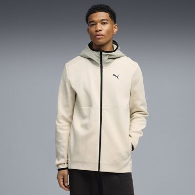 Puma Sudadera TECH FULL-ZIP Hoodie DK de Hombre . Blanco Puma Sudadera TECH FULL-ZIP Hoodie DK de Hombre . Blanco