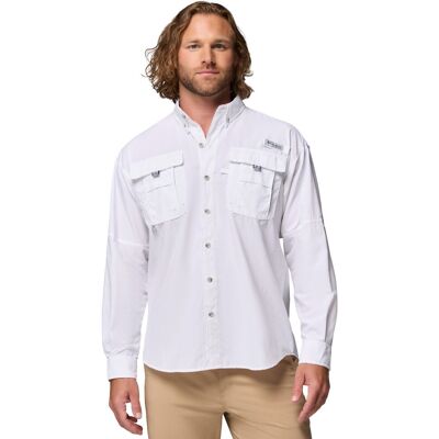 Columbia Camisa manga larga de hombre Bahama™ II . (L) Blanco Columbia Camisa manga larga de hombre Bahama™ II . (L) Blanco