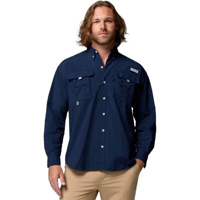 Columbia Camisa manga larga de hombre Bahama™ II . (S) Azul Columbia Camisa manga larga de hombre Bahama™ II . (S) Azul