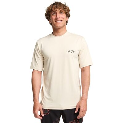 Billabong Camiseta surf con manga corta UPF 50 para hombre Arch Wave . (XL) Beige Billabong Camiseta surf con manga corta UPF 50 para hombre Arch Wave . (XL) Beige